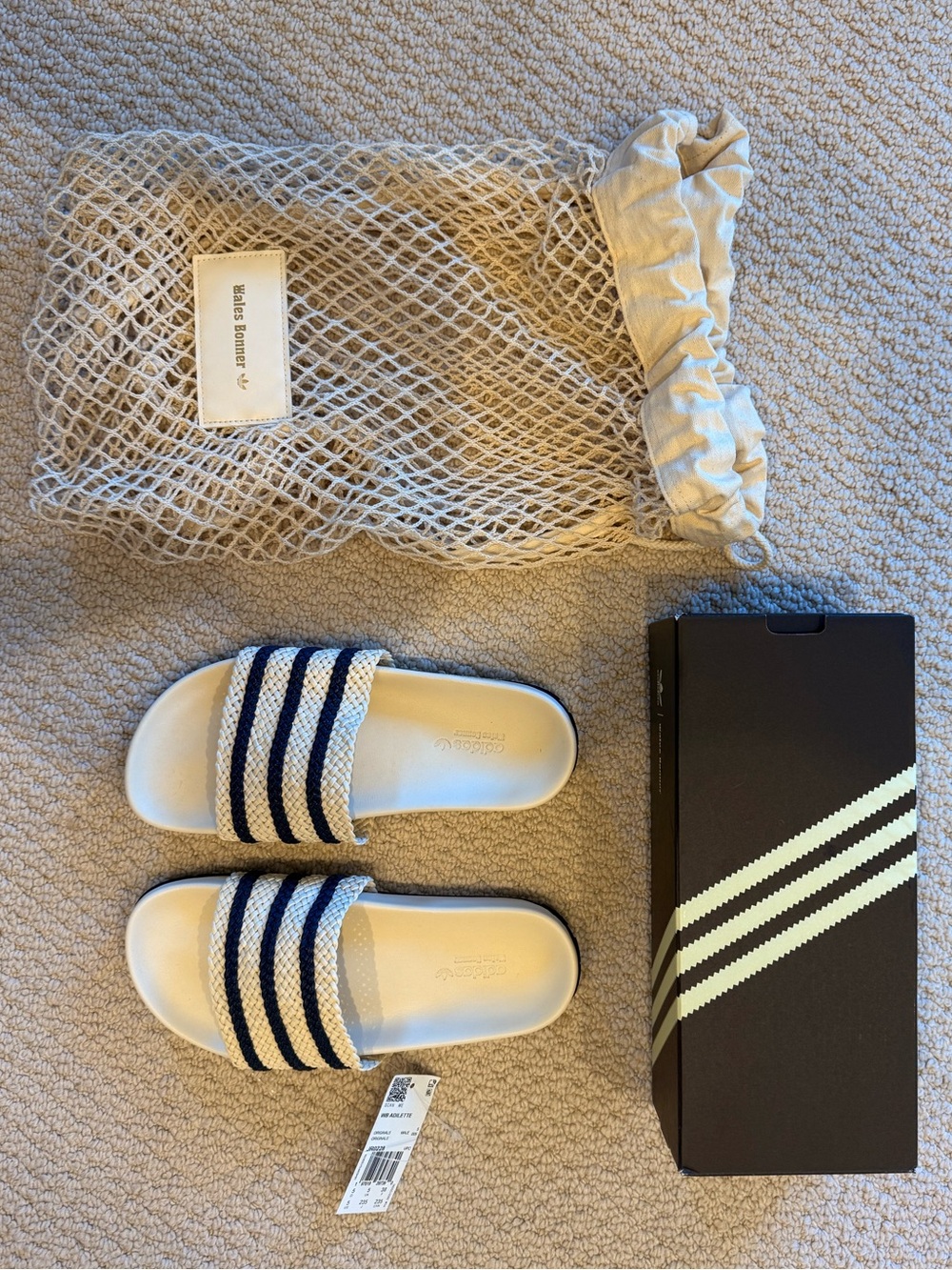 Unisex NWT adidas x Wales Bonner Adilette slides